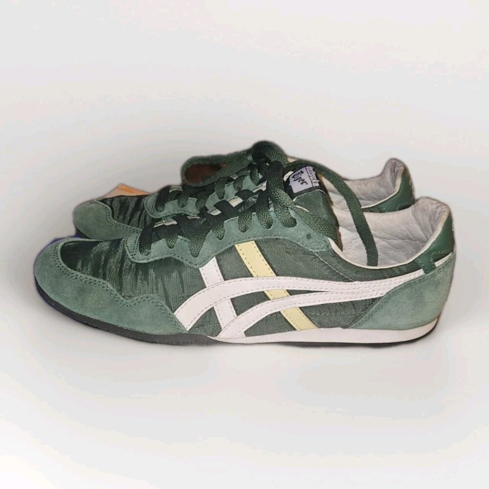 Onitsuka Tiger Serrano Sneakers D109L Men's 5.5 Women's 7 EU 40 Green - Picture 2 of 8